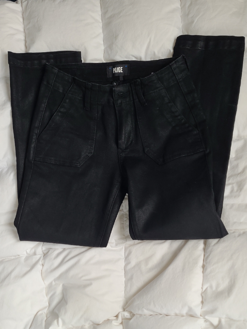 Paige Mayslie Coated Denim 24